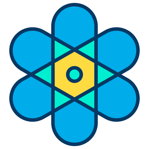 atom Kiranshastry Lineal Color ikona