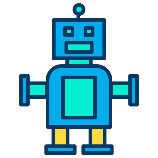 roboter Kiranshastry Lineal Color icon