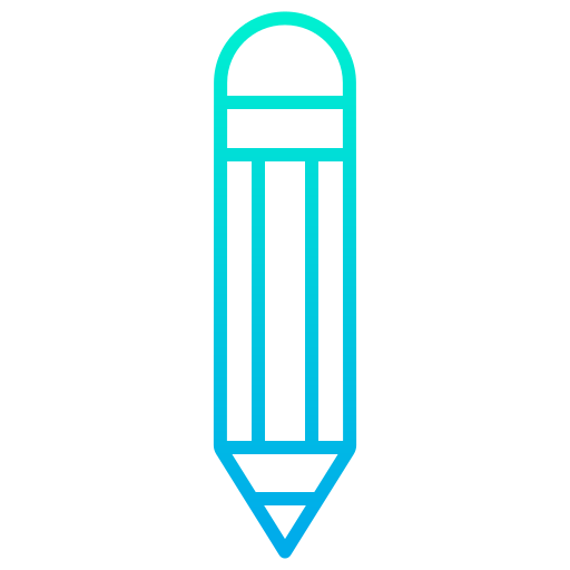 Pencil Kiranshastry Gradient icon