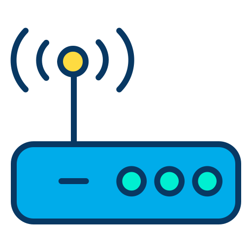routera Kiranshastry Lineal Color ikona