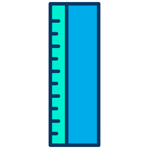linijka Kiranshastry Lineal Color ikona