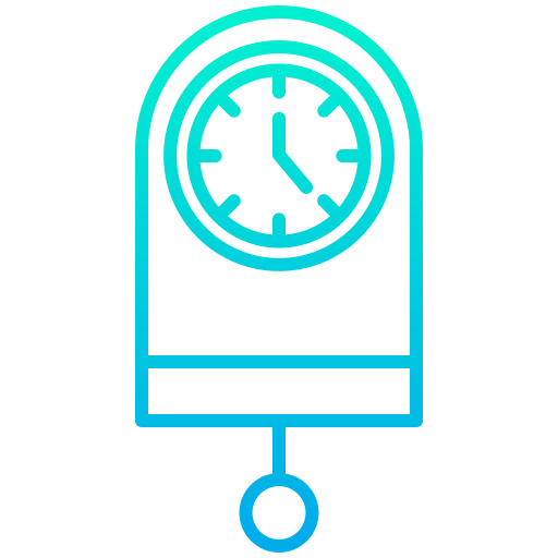 Clock Kiranshastry Gradient icon