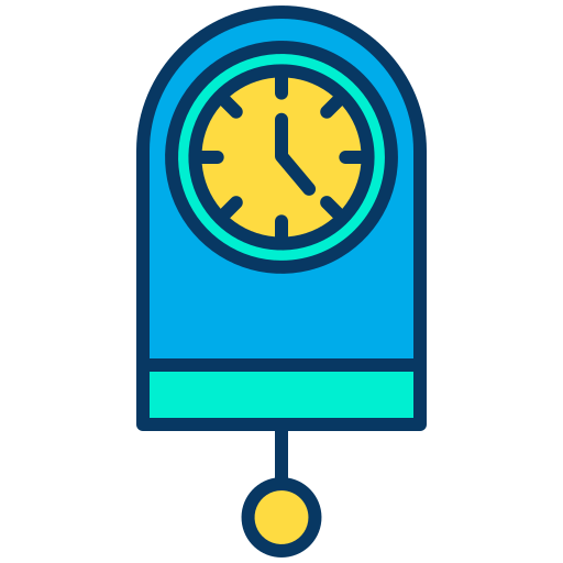 Clock Kiranshastry Lineal Color icon