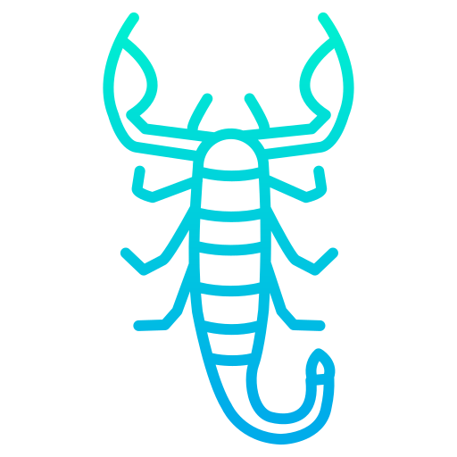 Escorpión Kiranshastry Gradient icono
