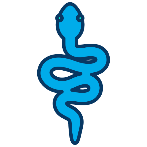 wąż Kiranshastry Lineal Color ikona