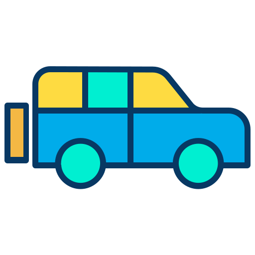 jeep Kiranshastry Lineal Color ikona