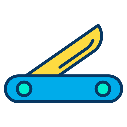 Swiss army knife Kiranshastry Lineal Color icon