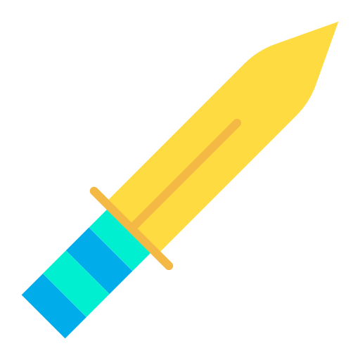 Knife Kiranshastry Flat icon
