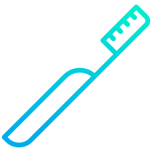 Toothbrush Kiranshastry Gradient icon