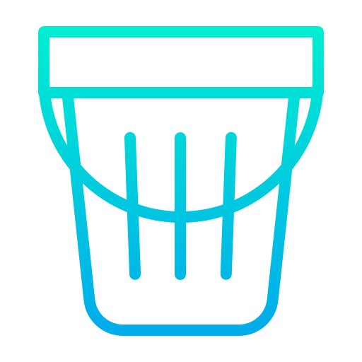Bucket Kiranshastry Gradient icon
