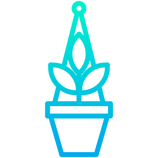 식물 Kiranshastry Gradient icon