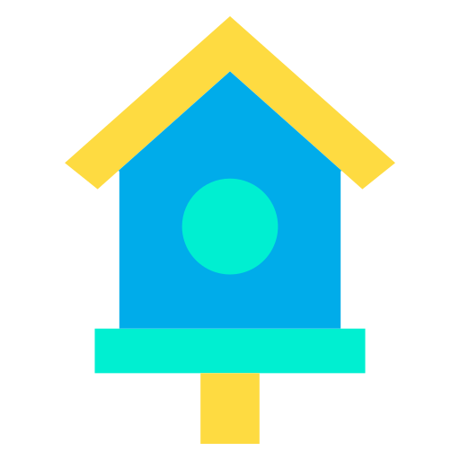 Bird house Kiranshastry Flat icon