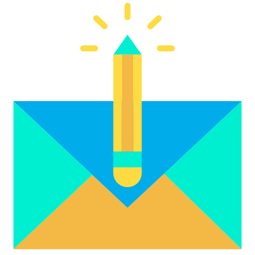 envelop Kiranshastry Flat icoon