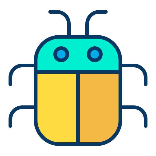 곤충 Kiranshastry Lineal Color icon