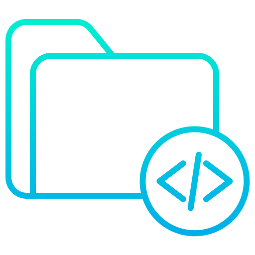 Codificação Kiranshastry Gradient Ícone