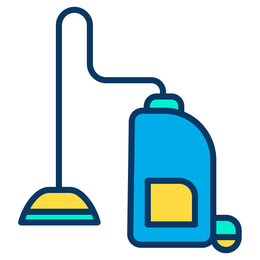 掃除機 Kiranshastry Lineal Color icon