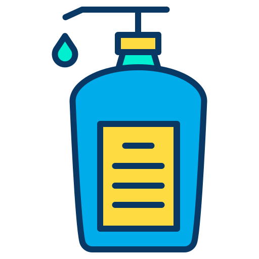 Jabón líquido Kiranshastry Lineal Color icono
