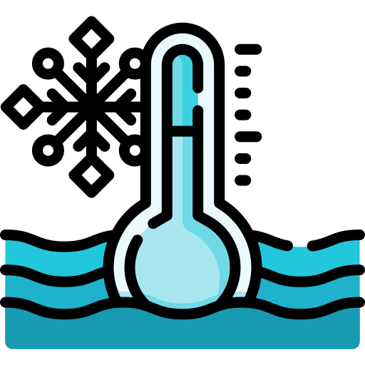 Baja temperatura Special Lineal color icono