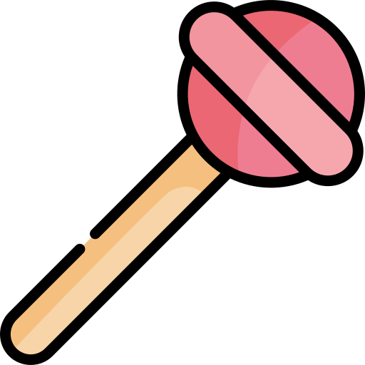 süßigkeiten Kawaii Lineal color icon