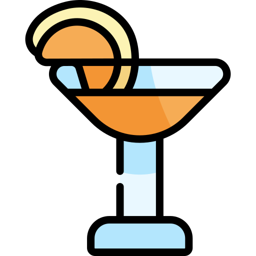 cocktail Kawaii Lineal color icon
