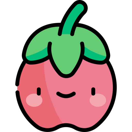 tomate Kawaii Lineal color icon