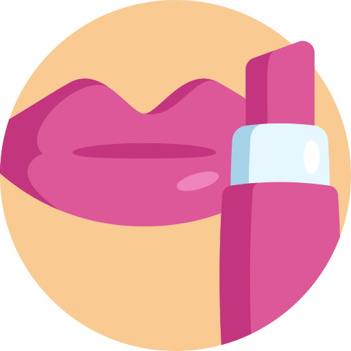 Lipstick Detailed Flat Circular Flat icon