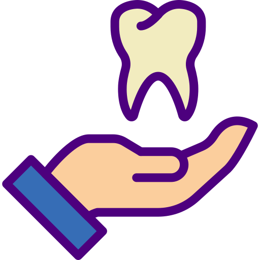 Tooth prettycons Lineal Color icon