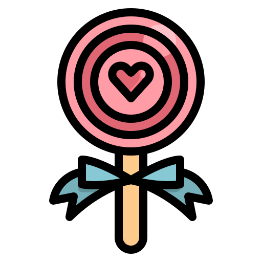 Lollipop dDara Lineal Color icon