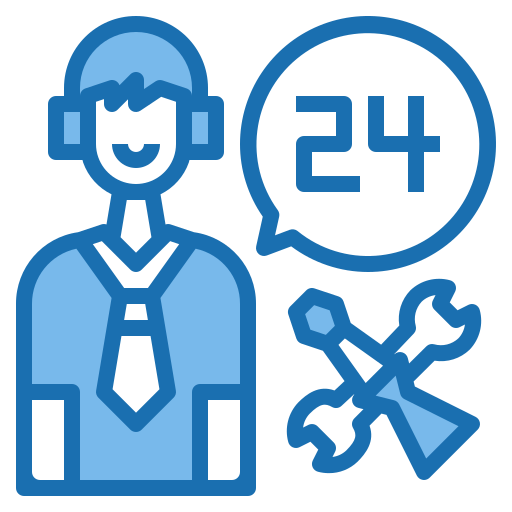 Customer service Phatplus Blue icon