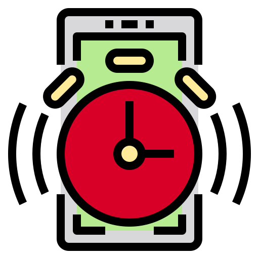 alarm Phatplus Lineal Color ikona