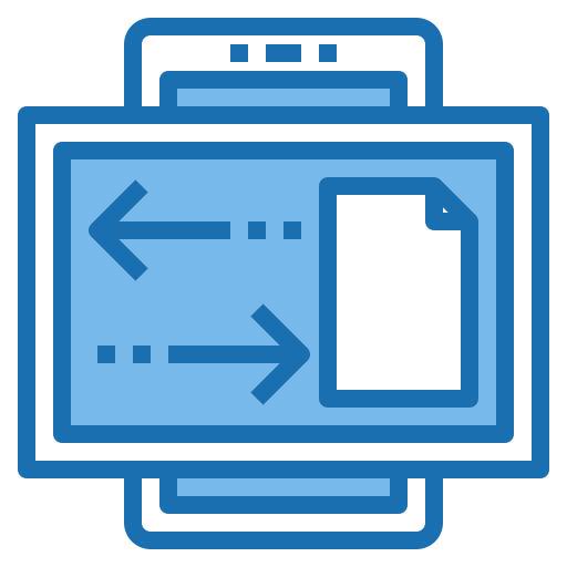 Connection Phatplus Blue icon