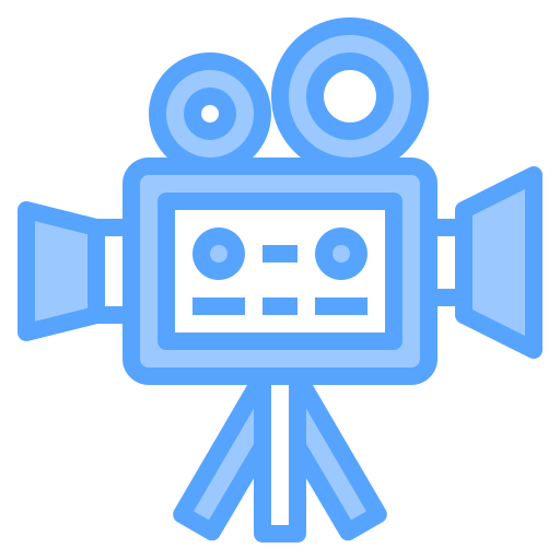 cámara de cine Catkuro Blue icono
