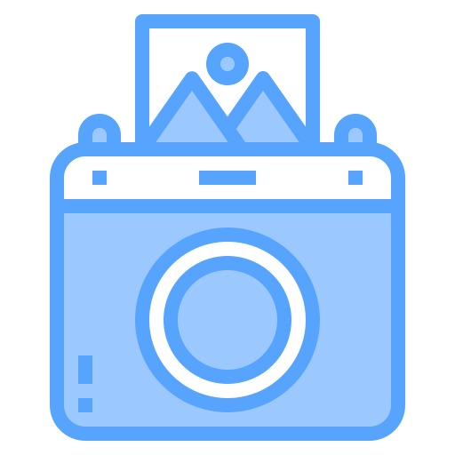 Instant camera Catkuro Blue icon