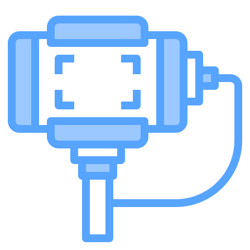 selfie-stick Catkuro Blue icon