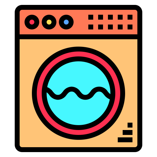 waschmaschine Catkuro Lineal Color icon
