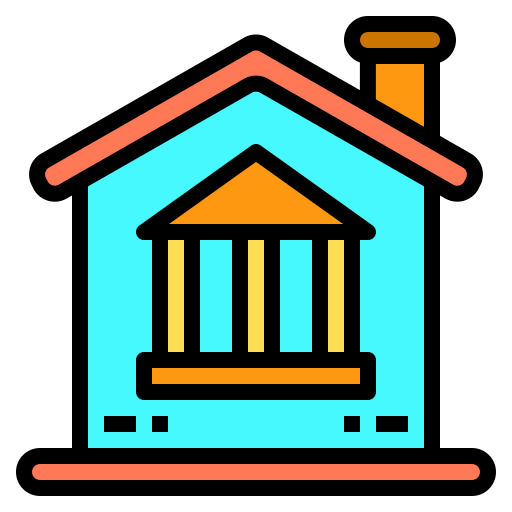 Bank Catkuro Lineal Color icon