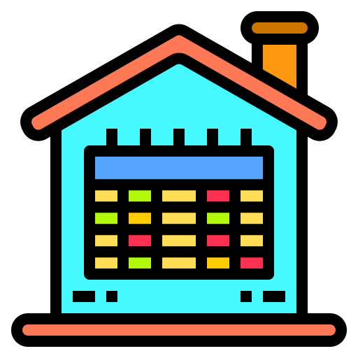 Calendar Catkuro Lineal Color icon