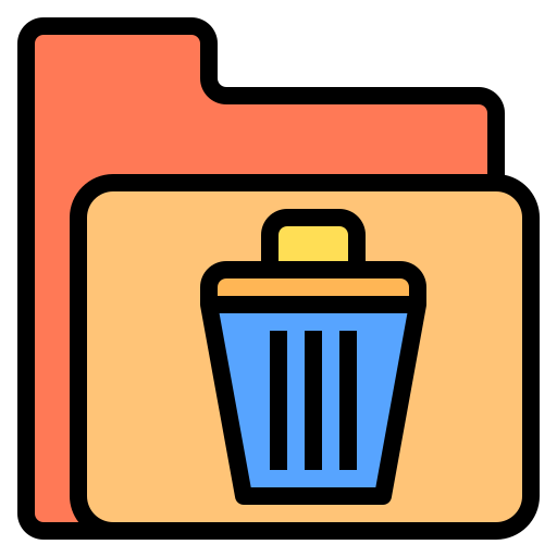 Recycle bin Catkuro Lineal Color icon