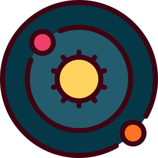 太陽系 Special Lineal color icon