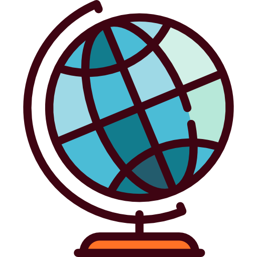 globo terrestre Special Lineal color icona