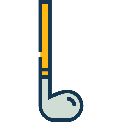 ゴルフ Detailed Straight Lineal color icon