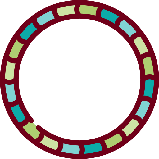 hula hoop Special Lineal color icona