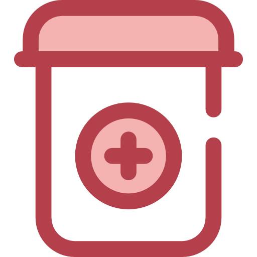 medizin Monochrome Red icon