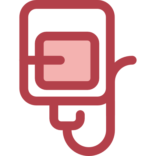 輸血 Monochrome Red icon