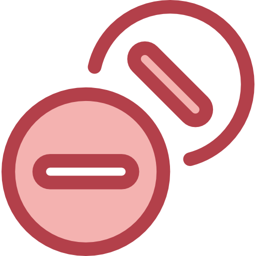 Pills Monochrome Red icon