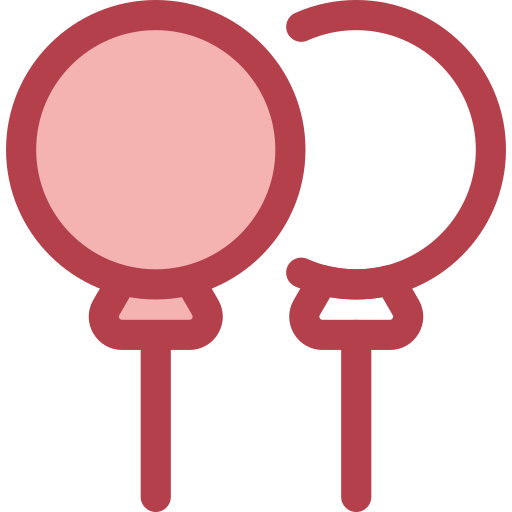 globos Monochrome Red icono