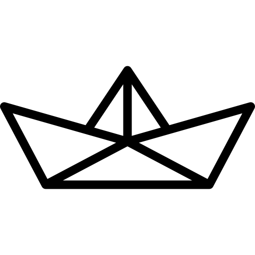 papierowa łódka Special Lineal ikona