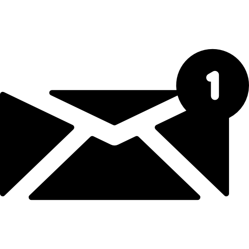 Электронное письмо Basic Rounded Filled иконка