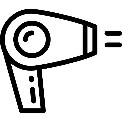 asciugacapelli Detailed Rounded Lineal icona