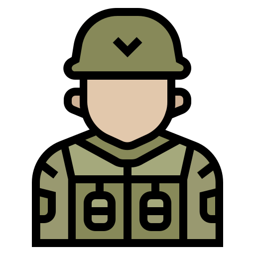 soldaat Wichai.wi Lineal Color icoon